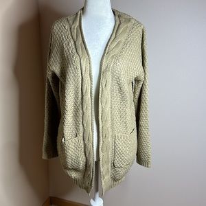 Tan cardigan